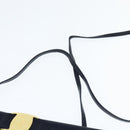 Salvatore Ferragamo Vala Shoulder Bag Leather Navy Gold Auth bs30511-8