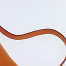 HERMES Doremi Shoulder Bag Leather Orange Gold Auth bs30512-8