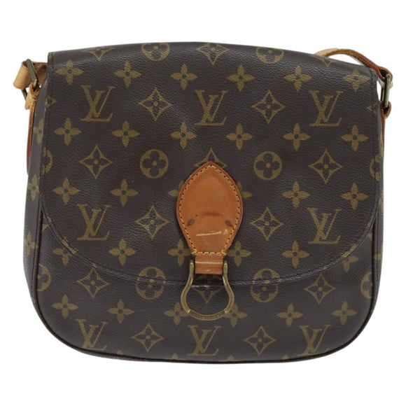 LOUIS VUITTON Monogram Saint Cloud GM Shoulder Bag M51242 LV Auth bs30513