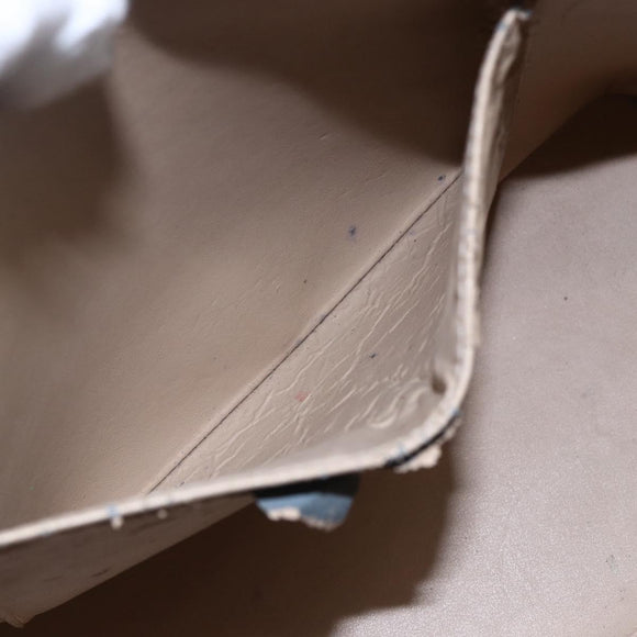 LOUIS VUITTON Monogram Vernis Houston Hand Bag Beige M91004 LV Auth bs30514