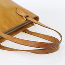 LOUIS VUITTON Monogram Vernis Houston Hand Bag Beige M91004 LV Auth bs30514-7