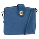 LOUIS VUITTON Epi Capuchin Shoulder Bag Blue M52345 LV Auth bs30516-1