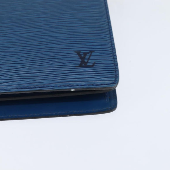 LOUIS VUITTON Epi Capuchin Shoulder Bag Blue M52345 LV Auth bs30516