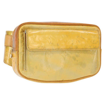 LOUIS VUITTON Monogram Vernis Fulton Waist bag Gris M91041 LV Auth bs30519