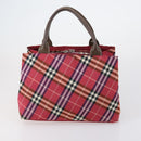 BURBERRY Burberry Nova Check Tote Bag Nylon 4 Set Beige Red black Auth bs30522-10