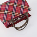BURBERRY Burberry Nova Check Tote Bag Nylon 4 Set Beige Red black Auth bs30522-11