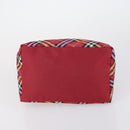 BURBERRY Burberry Nova Check Tote Bag Nylon 4 Set Beige Red black Auth bs30522-13