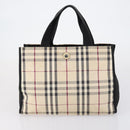 BURBERRY Burberry Nova Check Tote Bag Nylon 4 Set Beige Red black Auth bs30522-15