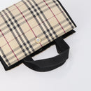 BURBERRY Burberry Nova Check Tote Bag Nylon 4 Set Beige Red black Auth bs30522-17