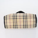 BURBERRY Burberry Nova Check Tote Bag Nylon 4 Set Beige Red black Auth bs30522-19