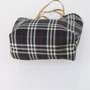 BURBERRY Burberry Nova Check Tote Bag Nylon 4 Set Beige Red black Auth bs30522-25