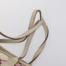 BURBERRY Burberry Nova Check Tote Bag Nylon 4 Set Beige Red black Auth bs30522-5