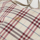 BURBERRY Burberry Nova Check Tote Bag Nylon 4 Set Beige Red black Auth bs30522-7