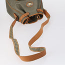 BURBERRY Burberry Nova Check Hand Bag Canvas PVC 4 Set Beige Red Auth bs30523-10