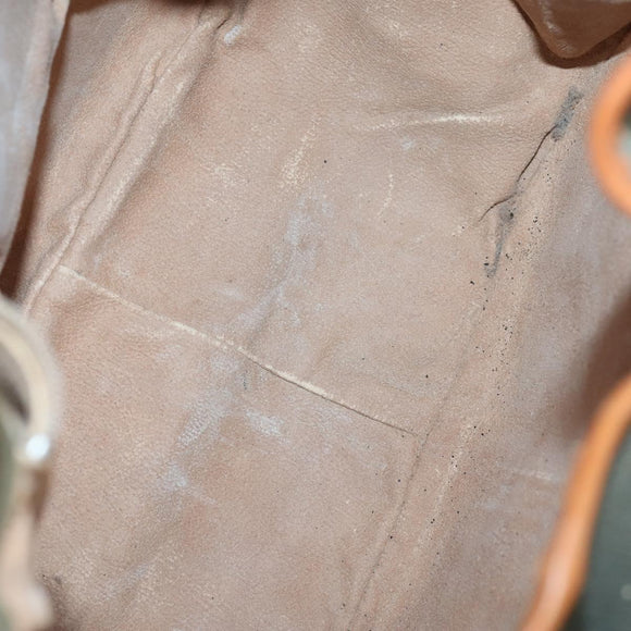 BURBERRY Burberry Nova Check Hand Bag Canvas PVC 4 Set Beige Red Auth bs30523