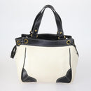 BURBERRY Burberry Nova Check Hand Bag Canvas PVC 4 Set Beige Red Auth bs30523-3