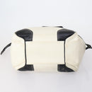 BURBERRY Burberry Nova Check Hand Bag Canvas PVC 4 Set Beige Red Auth bs30523-6