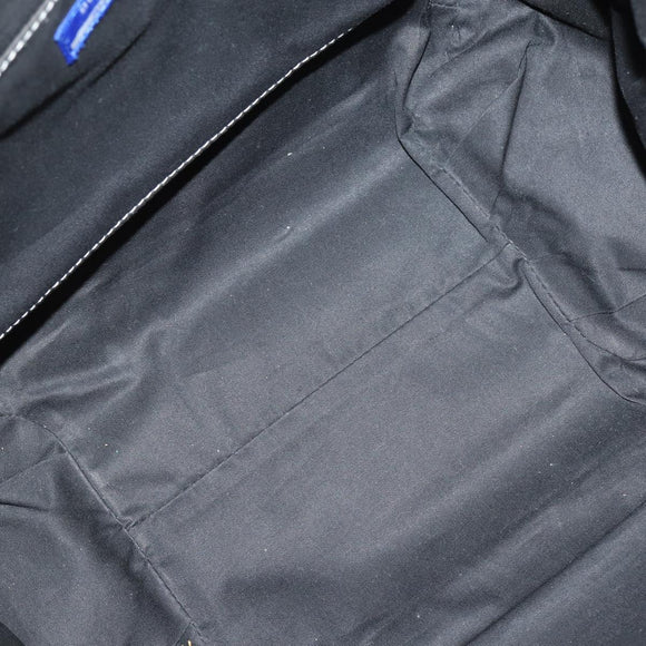 BURBERRY Burberry Nova Check Hand Bag Canvas PVC 4 Set Beige Red Auth bs30523