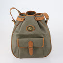 BURBERRY Burberry Nova Check Hand Bag Canvas PVC 4 Set Beige Red Auth bs30523-8