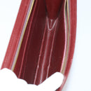 CARTIER Must Line Clutch Bag Leather 4 Set Bordeaux Gold Auth bs30524-11