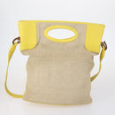 Salvatore Ferragamo Bag Leather Canvas Nylon 4 Set Black Red yellow Auth bs30526-3