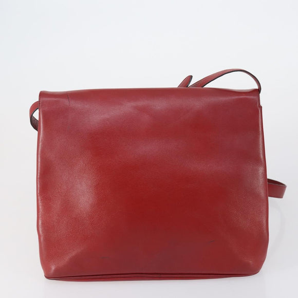 Salvatore Ferragamo Bag Leather Canvas Nylon 4 Set Black Red yellow Auth bs30526