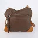 Salvatore Ferragamo Burberry Shoulder Bag Leather 4 Set Black Brown Auth bs30527-14