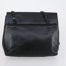 Salvatore Ferragamo Burberry Shoulder Bag Leather 4 Set Black Brown Auth bs30527-21