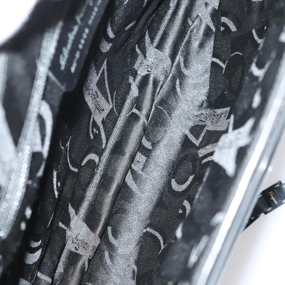 Salvatore Ferragamo Burberry Shoulder Bag Leather 4 Set Black Brown Auth bs30527