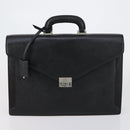 Salvatore Ferragamo Burberry Shoulder Bag Leather 4 Set Black Brown Auth bs30527-8