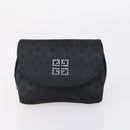 GIVENCHY Hand Bag Leather Nylon Canvas 5 Set Brown Black purple Auth bs30528-14