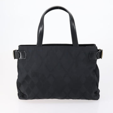 GIVENCHY Hand Bag Leather Nylon Canvas 5 Set Brown Black purple Auth bs30528 - 0