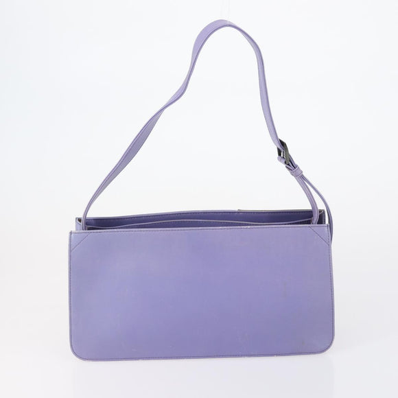 GIVENCHY Hand Bag Leather Nylon Canvas 5 Set Brown Black purple Auth bs30528