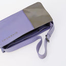 GIVENCHY Hand Bag Leather Nylon Canvas 5 Set Brown Black purple Auth bs30528-21