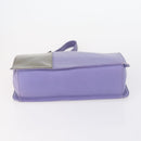 GIVENCHY Hand Bag Leather Nylon Canvas 5 Set Brown Black purple Auth bs30528-22