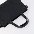 GIVENCHY Hand Bag Leather Nylon Canvas 5 Set Brown Black purple Auth bs30528-4