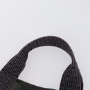 HERMES Tote Bag Canvas 4 Set Black Navy khaki Auth bs30530-11