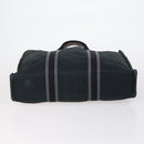 HERMES Tote Bag Canvas 4 Set Black Navy khaki Auth bs30530-6
