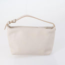 BALLY Shoulder Bag Nylon Leather 4 Set Beige Black Auth bs30531-10