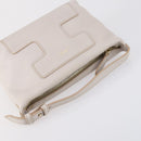 BALLY Shoulder Bag Nylon Leather 4 Set Beige Black Auth bs30531-11