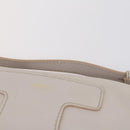 BALLY Shoulder Bag Nylon Leather 4 Set Beige Black Auth bs30531-12
