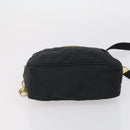 BALLY Shoulder Bag Nylon Leather 4 Set Beige Black Auth bs30531-19