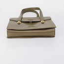 BALLY Shoulder Bag Nylon Leather 4 Set Beige Black Auth bs30531-6