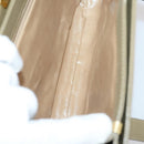 BALLY Shoulder Bag Nylon Leather 4 Set Beige Black Auth bs30531-7