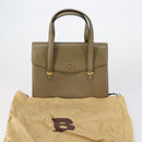 BALLY Shoulder Bag Nylon Leather 4 Set Beige Black Auth bs30531-8