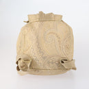 ETRO Paisley Shoulder Bag Nylon PVC 5 Set Beige Brown Auth bs30532-14