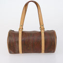 ETRO Paisley Shoulder Bag Nylon PVC 5 Set Beige Brown Auth bs30532-19
