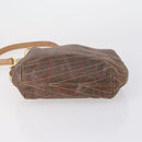 ETRO Paisley Shoulder Bag Nylon PVC 5 Set Beige Brown Auth bs30532-27