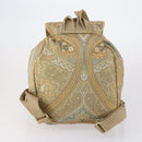 ETRO Paisley Shoulder Bag Nylon PVC 5 Set Beige Brown Auth bs30532-8