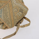 ETRO Paisley Shoulder Bag Nylon PVC 5 Set Beige Brown Auth bs30532-9